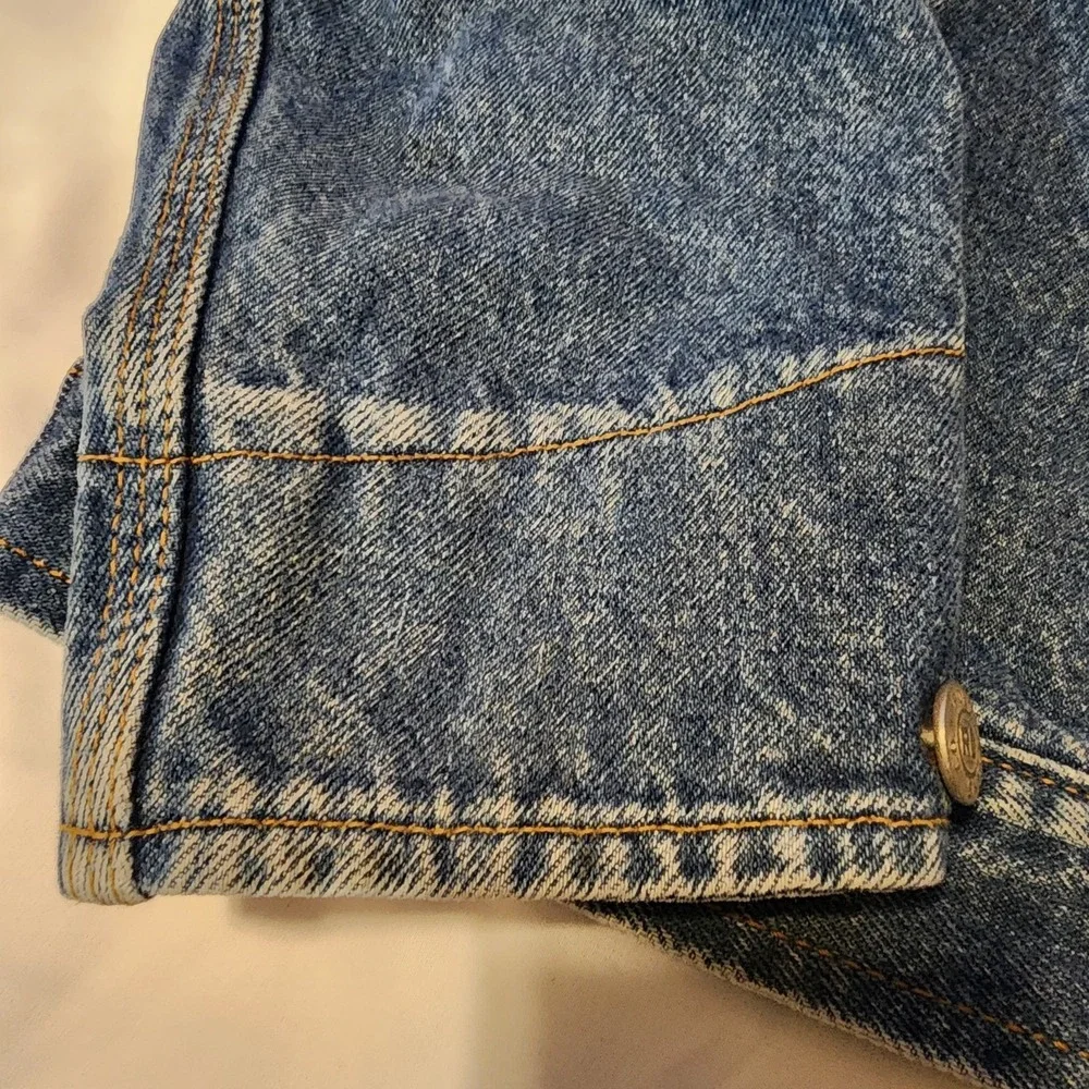 Vintage Polo Ralph Lauren Dungaree Denim‎ Jean Jacket Men's Large Made In USA - Picture 6 of 16